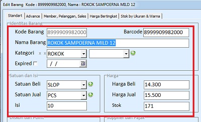 Cara Setting Multi Satuan Jual Menjadi Tidak Aktiv